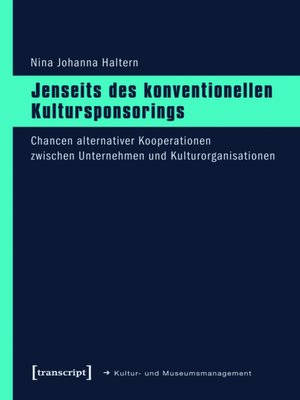 cover image of Jenseits des konventionellen Kultursponsorings